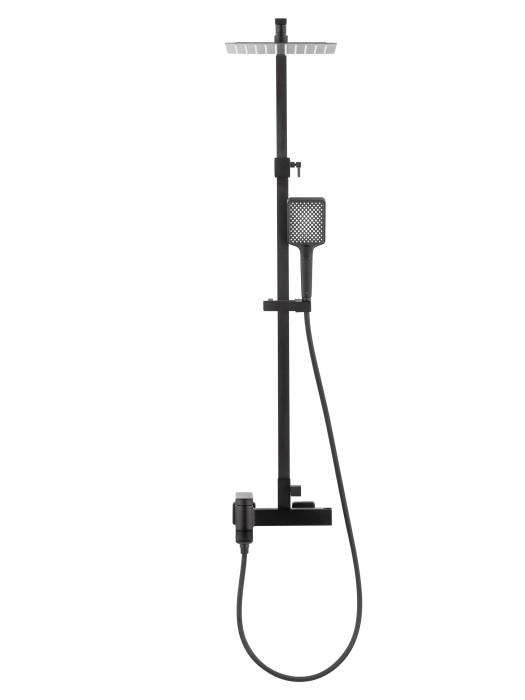 Душевая система, Wonzon & Woghand Edge, WW-88739003-MB цвет: черный