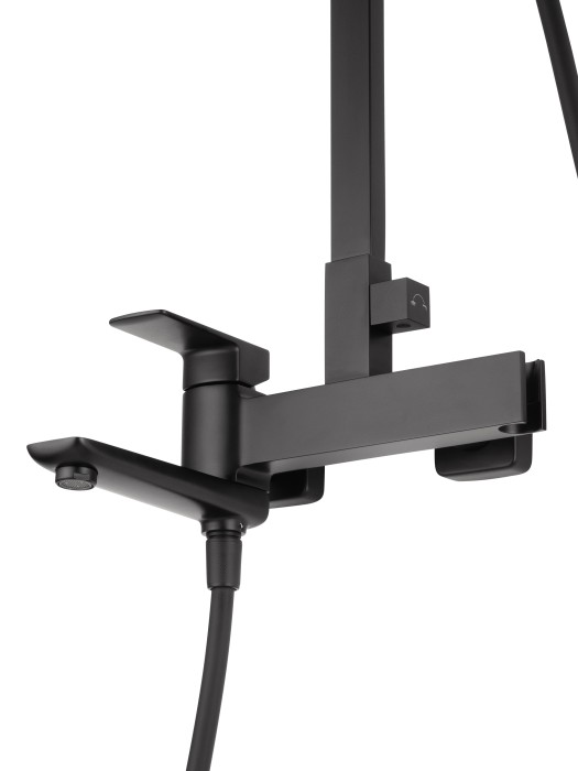 Душевая система, Wonzon & Woghand Edge, WW-88739003-MB цвет: черный