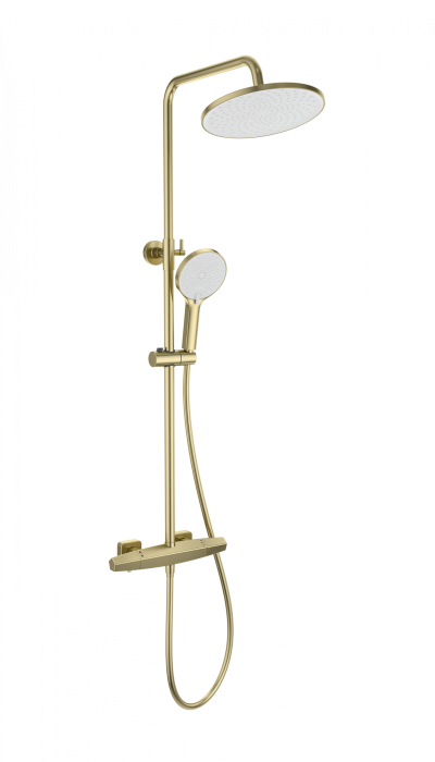 Душевая система с термостатом, Wonzon &amp; Woghand Neo, WW-B3045-A-BG цвет: золото