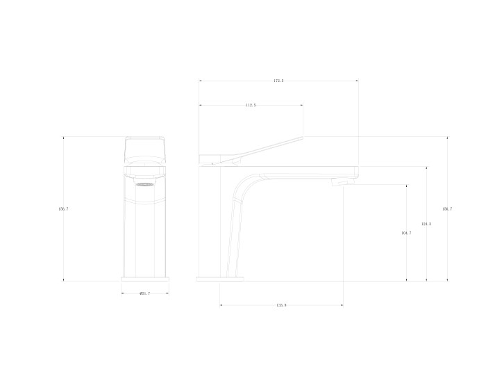 Смеситель для раковины, Wonzon & Woghand, WW-XH-013-BG цвет: золото