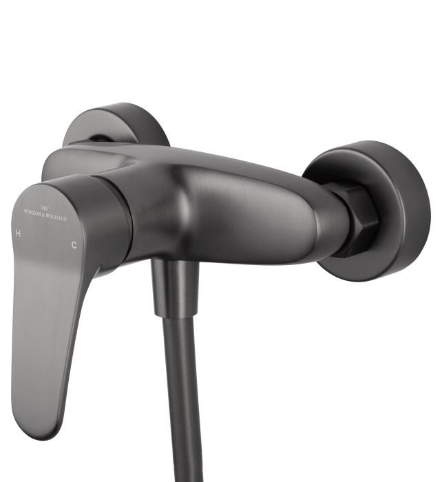 Смеситель для душа, Wonzon & Woghand Alfa, WW-AE3102-BGG цвет: графит