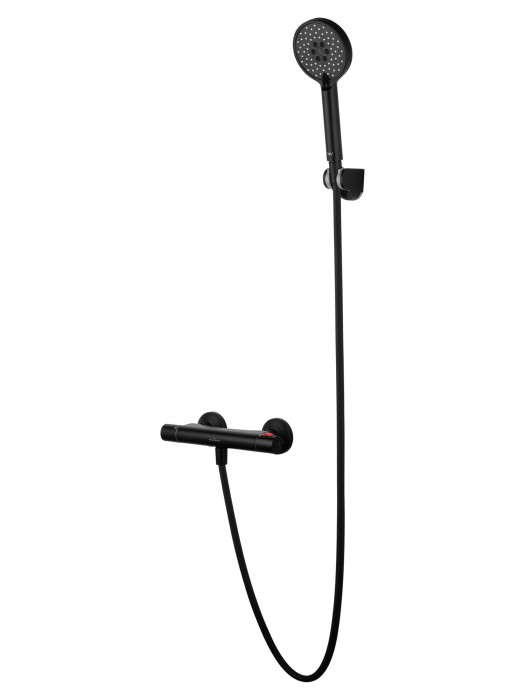 Смеситель для душа с термостатом, Wonzon &amp; Woghand Inn, WW-B2005-A-MB цвет: черный