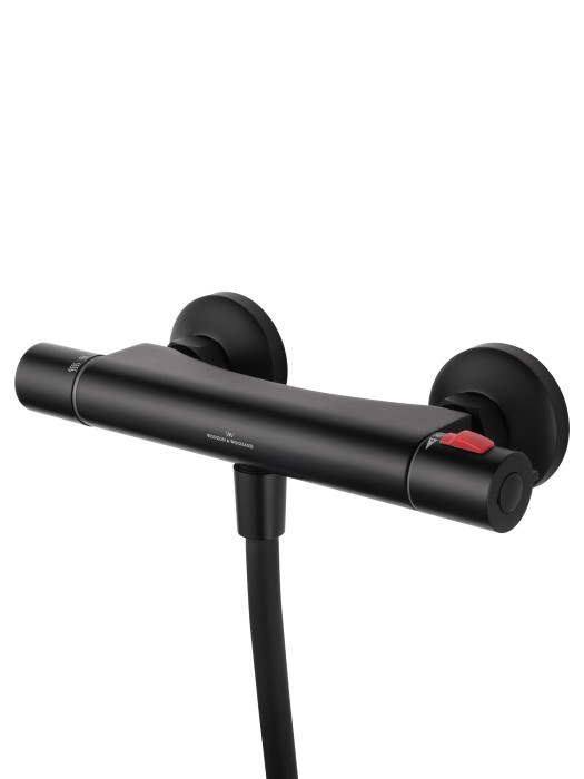 Смеситель для душа с термостатом, Wonzon & Woghand Inn, WW-B2005-A-MB цвет: черный