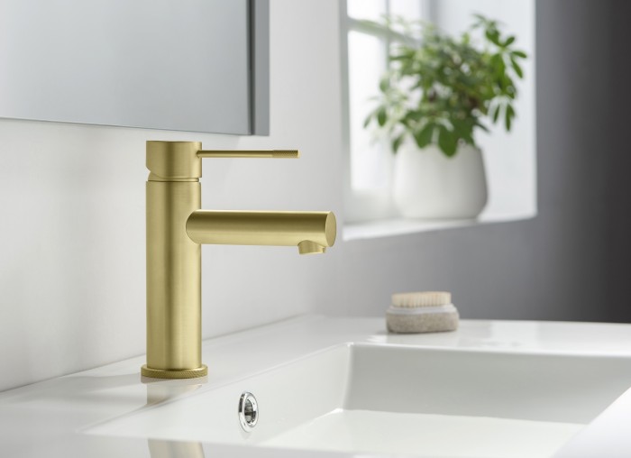 Смеситель для раковины Timo Saona, золото матовое арт. 2361/17F