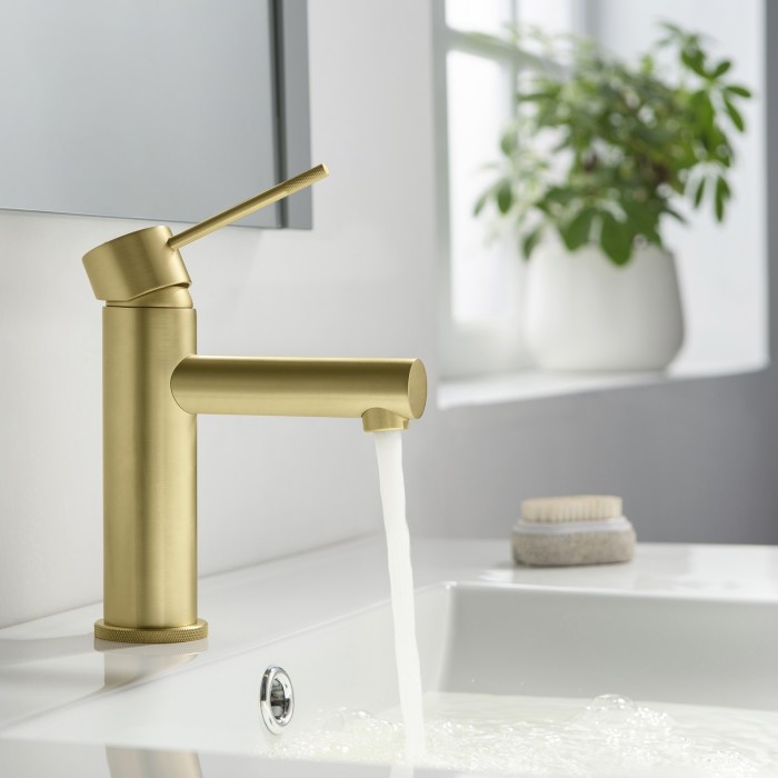 Смеситель для раковины Timo Saona, золото матовое арт. 2361/17F