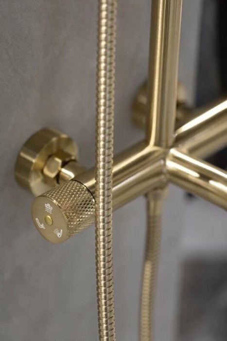 Смеситель для ванны, золото, Uno Boheme 463-MG