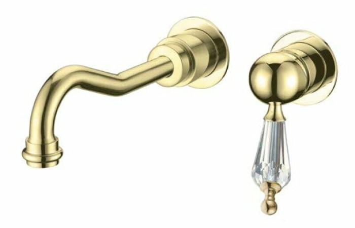 Смеситель для раковины, золото, Imperiale Boheme 327