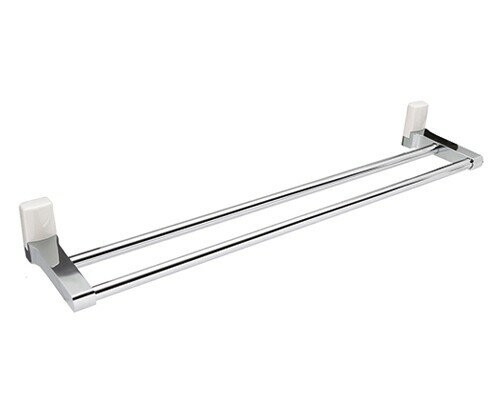 Держатель полотенец двойной WasserKRAFT Leine K-5000 WHITE арт. K-5040W