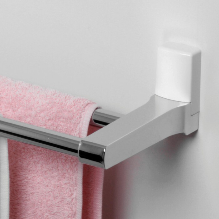 Держатель полотенец двойной WasserKRAFT Leine K-5000 WHITE арт. K-5040W