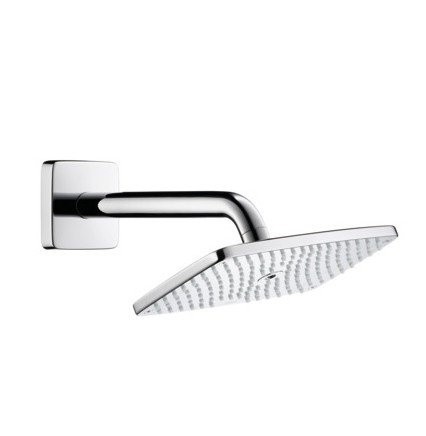 Верхний душ с настенным кронштейном Raindance E Hansgrohe, хром арт. 27375000