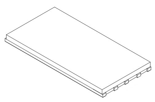 Керамогранит решётка фрэйм 25x50 Italon Decor Project арт. 620090000826