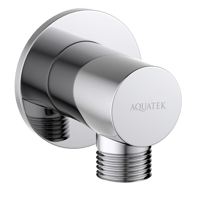 Шланговое подсоединение, Aquatek, хром арт. AQ2456CR