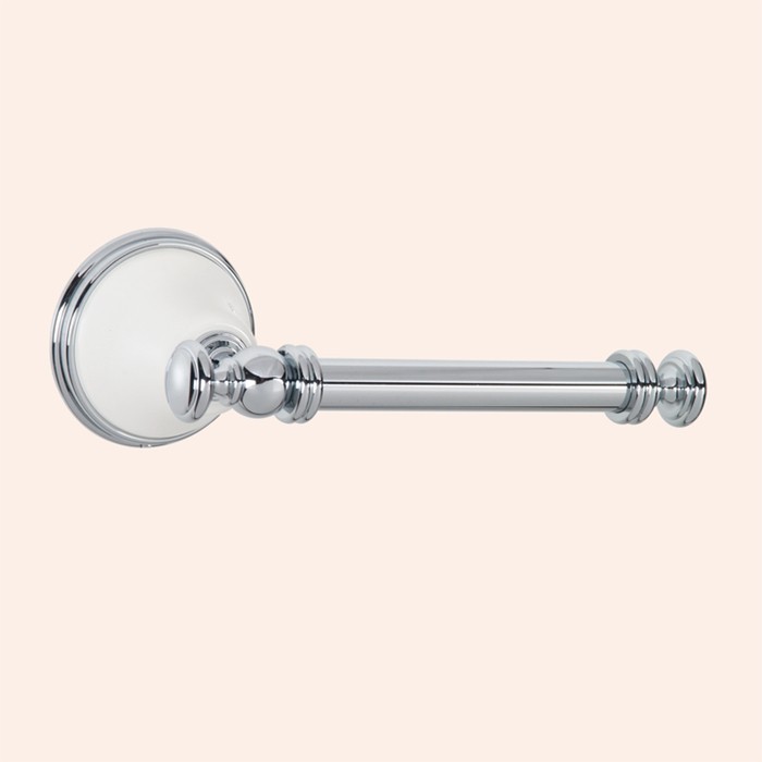 Держатель для туалетной бумаги, подвесной, Harmony белый/хром, Tiffany World - TWHA019bi/cr