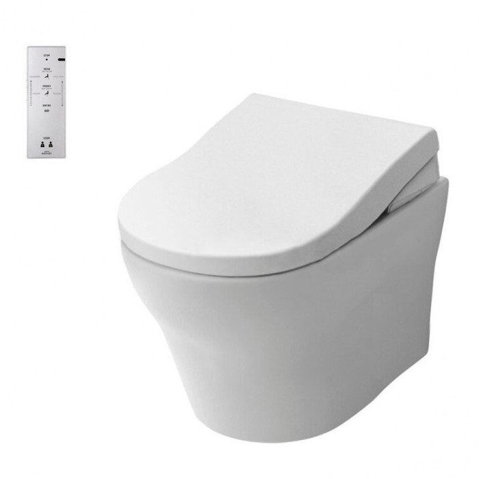 Электронный подвесной унитаз с функцией биде, MH TOTO, CW162Y+TCF4732G цвет: белый