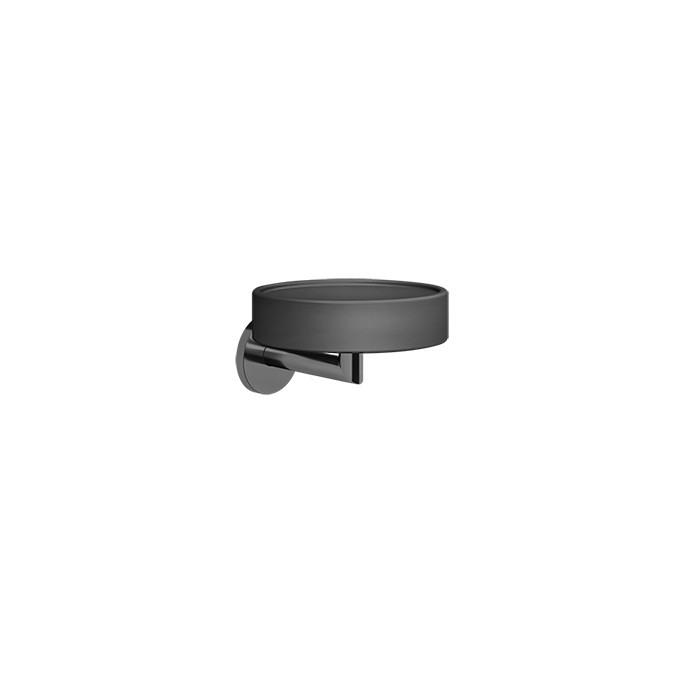 Мыльница настенная черная, Gessi Tondo, black xl арт. 63602#299
