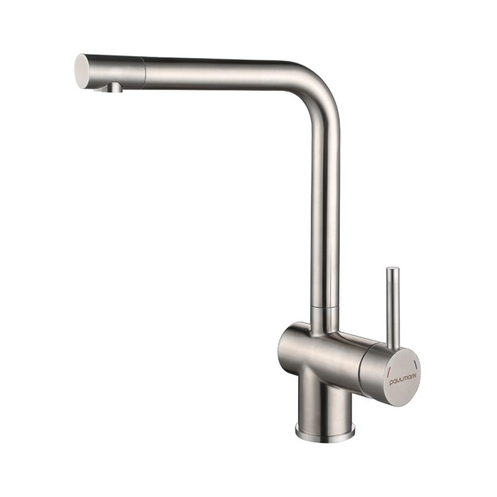Смеситель для кухни  Paulmark SPRING, нержавеющая сталь - Sp212067-SS