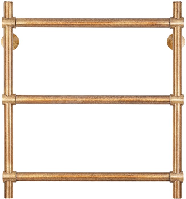 Полотенцесушитель электрический 40x60 Флоренция 2 латунь Secado арт. 4603777464905