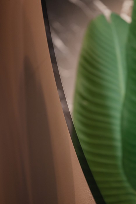 Зеркало d1000 бесконтактный сенсор, черная рамка, Azario Monaco-black - LED-00002769