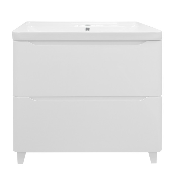 Тумба 80/2 Н 820х475х835 напольная с раковиной Monte 80, Azario Lotos - CS00081987