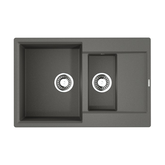 Кухонная мойка Omoikiri Daisen 78-2T-PL Tetogranit, цвет платина арт. 4993533