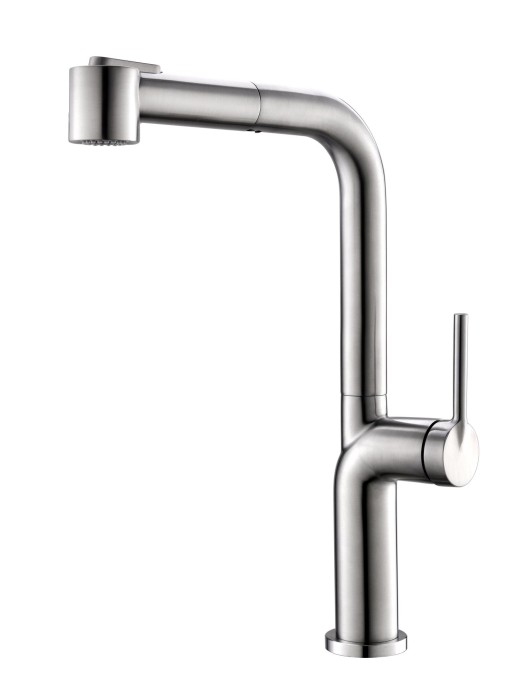 Смеситель для кухни BelBagno, матовый сатин, однорычажный арт. BB-LAM60-IN