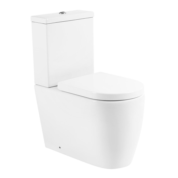 Унитаз-компакт безободковый, BelBagno, белый глянцевый, MARINO арт. BB105CPR/BB105SC