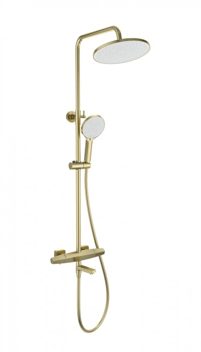 Душевая система с термостатом, Wonzon &amp; Woghand Neo, WW-B3046-A1-BG цвет: золото