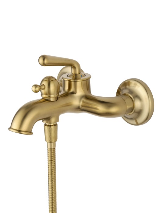 Смеситель для ванны с душем, Wonzon & Woghand Steam, WW-88639008-BG цвет: золото