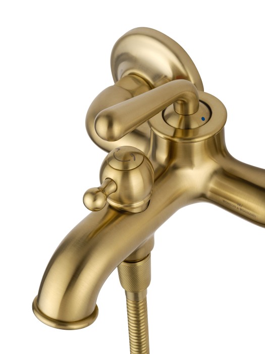 Смеситель для ванны с душем, Wonzon & Woghand Steam, WW-88639008-BG цвет: золото