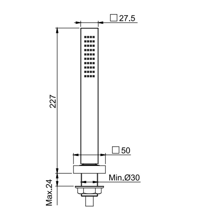 Fima Carlo Frattini Душевой комплект на борт ванны, с ручным душем, держателем и шлангом 1500 мм., Wellness, F2196CR цвет: хром