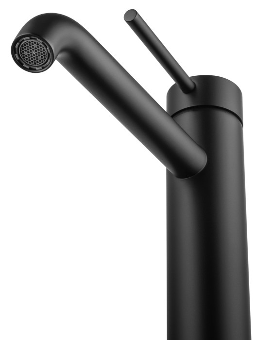 Смеситель для раковины высокий, Wonzon & Woghand Stick, WW-88239017-MB цвет: черный