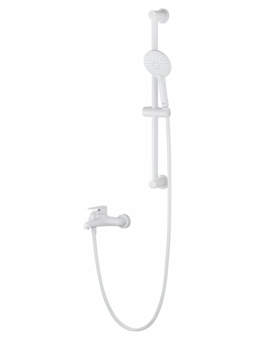 Смеситель для ванны с душевым гарнитуром, Wonzon &amp; Woghand Alfa, WW-AE3205-MW цвет: белый