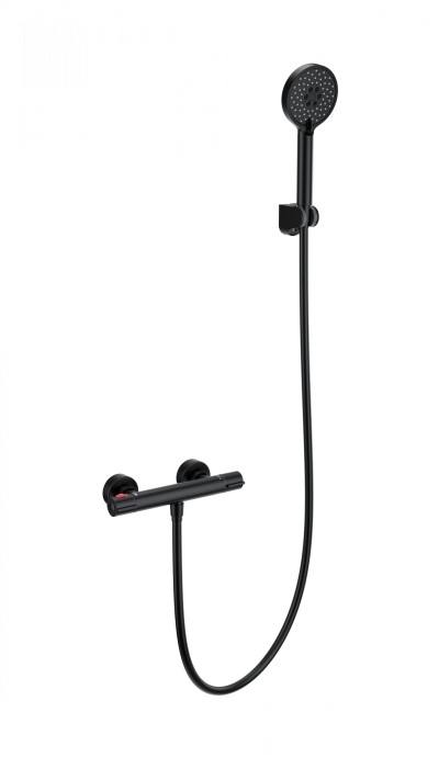 Смеситель для душа с термостатом, Wonzon &amp; Woghand Inn, WW-B2063-A-MB цвет: черный