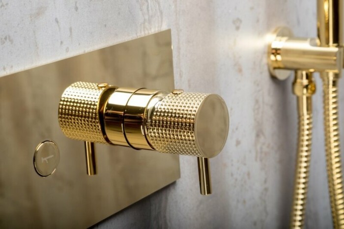 Душевая система, золото, FUSION Boheme 130-G