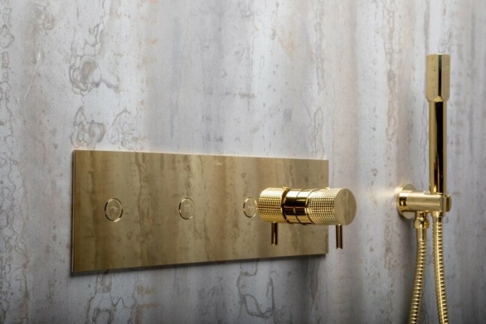 Душевая система, золото, FUSION Boheme 130-G