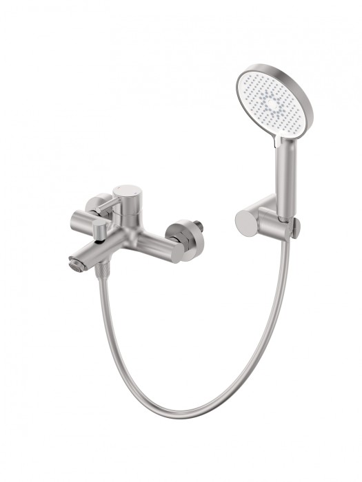 Смеситель для ванны с душем, Wonzon &amp; Woghand Solo, WW-639032-1-BN цвет: никель