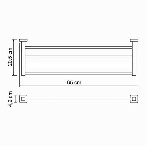 Полка для полотенец WasserKRAFT Lippe K-6500 арт. K-6511