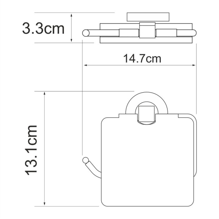 Держатель туалетной бумаги WasserKRAFT Rhein K-6200 арт. K-6225