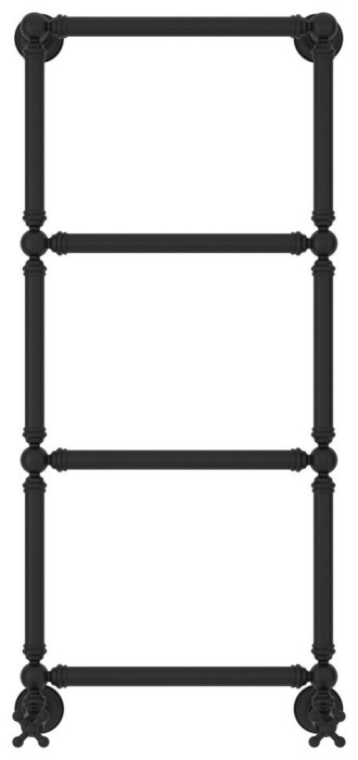 Сунержа Водяной полотенцесушитель 960x400, Ренессанс, 31-0280-9640 цвет: матовый чёрный