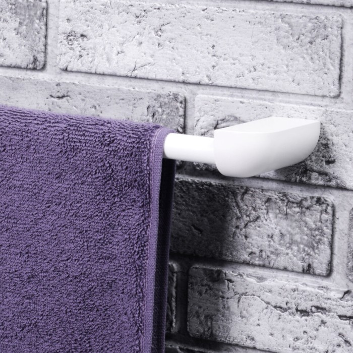 Держатель полотенец одинарный WasserKRAFT Kammel K-8300 WHITE арт. K-8330W