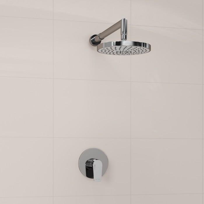 Встраиваемый комплект для душа с верхней душевой насадкой Dill 6100 WasserKRAFT арт. A12629