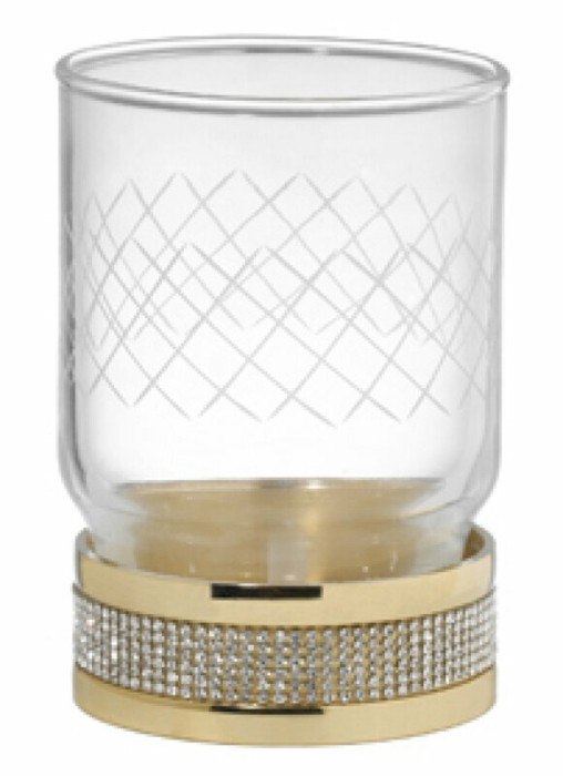 Стакан для зубных щеток, Royal cristal, Boheme 10931-G