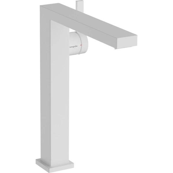Смеситель для раковины Fine CoolStart, EcoSmart+, с донным клапаном Push-Open, Hansgrohe Tecturis E, белый арт. 73070700