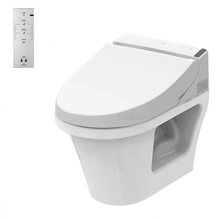 Электронный подвесной унитаз с функцией биде, Washlet CF TOTO, CW132Y+TCF6530G цвет: белый