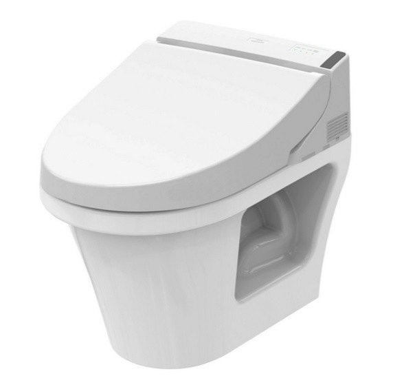 Электронный подвесной унитаз с функцией биде, Washlet CF TOTO, CW132Y+TCF6530G цвет: белый