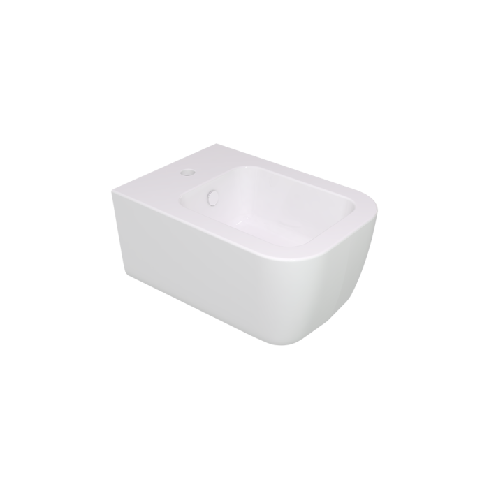 Биде подвесное белый глянцевый, GSG Ceramic Design Brio, BRBISO000