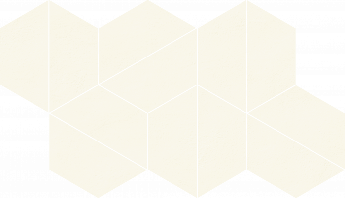 Декор уайт трапециум 31,4x18 Coliseum Gres Progetto 3D арт. 620110000127