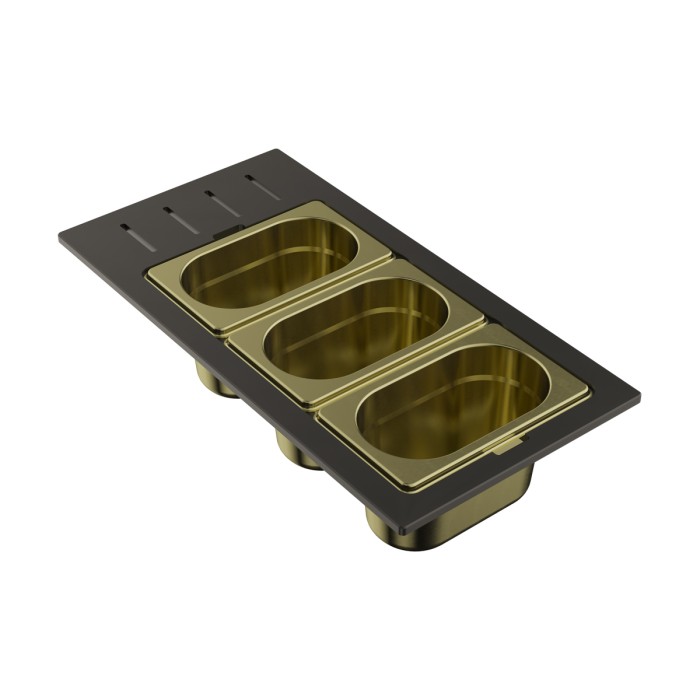 Контейнер Omoikiri DC-02-3-LG, 4999080 цвет: золото