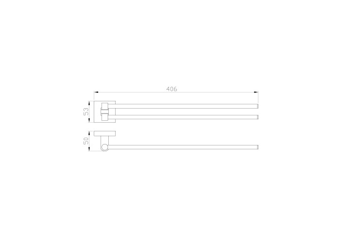 Полотенцедержатель поворотный, Wonzon & Woghand Polo, WW-8931-BN цвет: никель