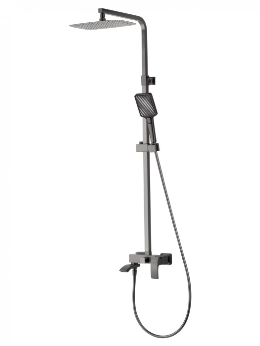 Душевая система, Wonzon &amp; Woghand Fit, WW-88739009-BGM цвет: графит